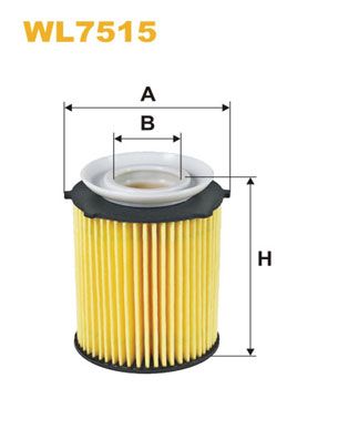 WIX FILTERS alyvos filtras WL7515